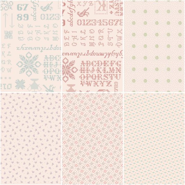 Flower Basket Sampler Sew Along Quilt Kit Featuring Piece & Plenty by Lori Holt | NOW SHIPPING! For Sale - Image 4