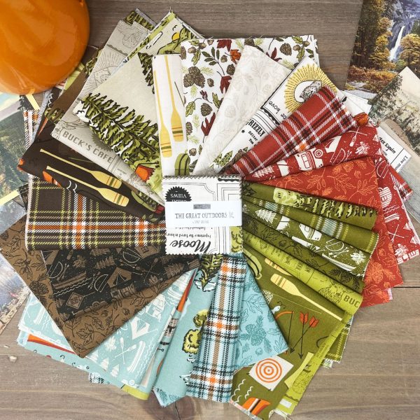The Great Outdoors Forest Vintage Camping Yardage by Stacy Iest Hsu for Moda Fabrics | 20880 13 Sale - Image 2