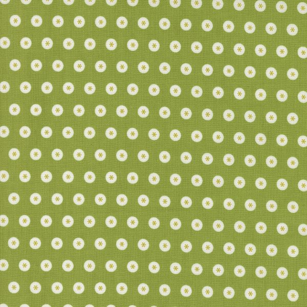 Raspberry Summer Dots Fresh Grass Yardage by Sherri & Chelsi for Moda Fabrics | 37692 18 Discount